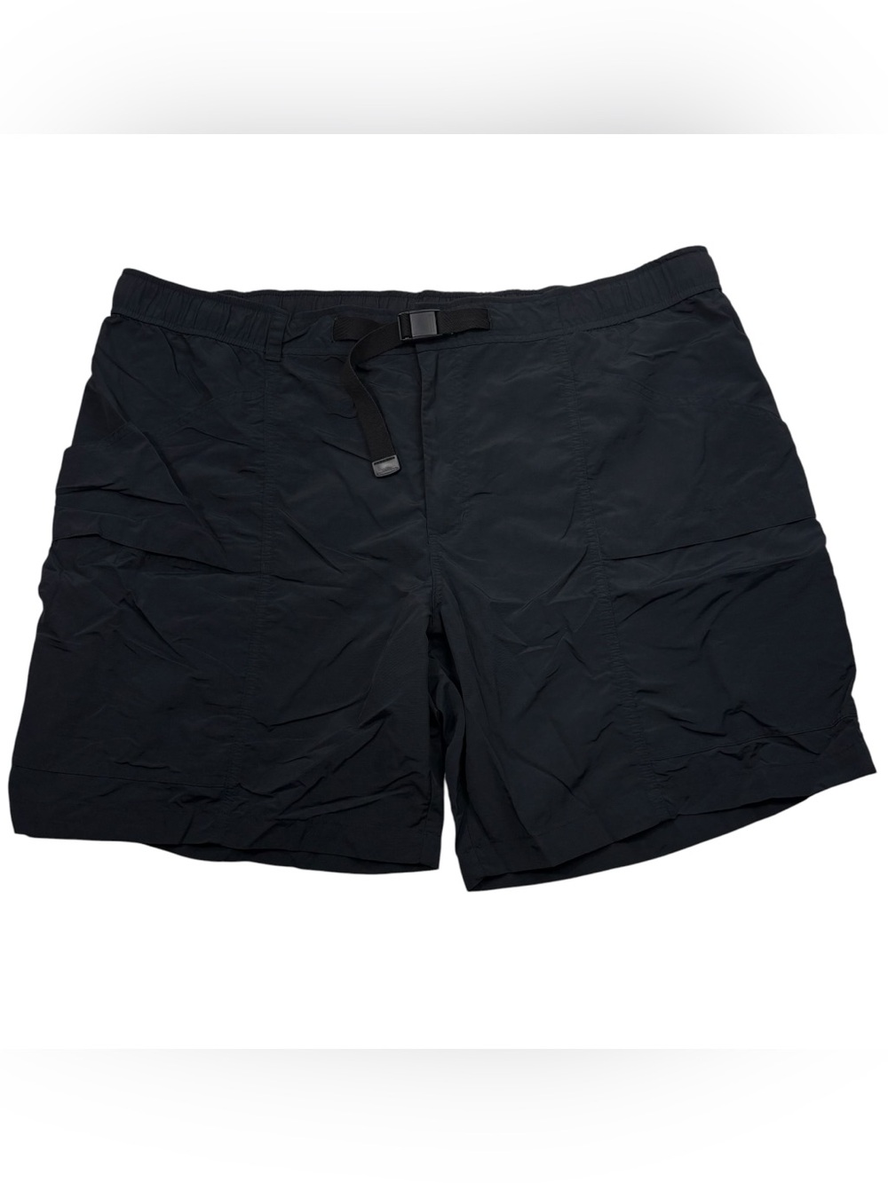 Eddie Bauer Men's Black Lightweight Performance Cargo Shorts Fishing Outdoor 2XL